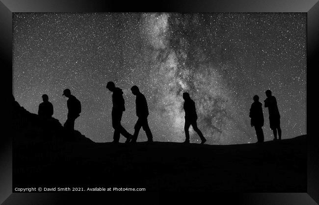 Milky Way Framed Print by David Smith