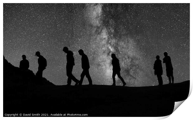 Milky Way Print by David Smith