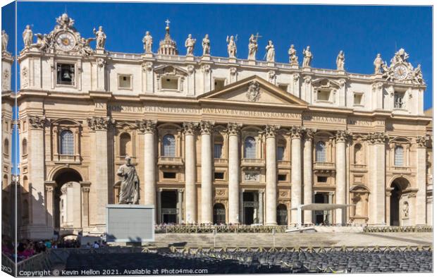 The Apostolic Palace Canvas Print by Kevin Hellon