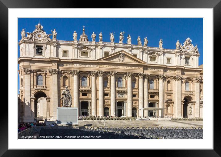 The Apostolic Palace Framed Mounted Print by Kevin Hellon