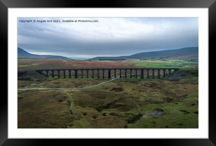 Ribblehead. Framed Mounted Print by Angela Aird