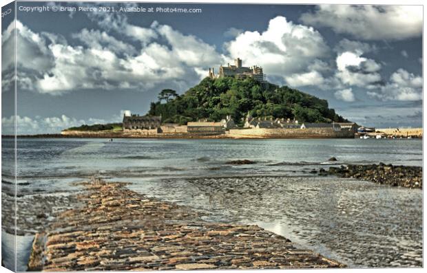 St Michael's Mount, Cornwall Canvas Print by Brian Pierce