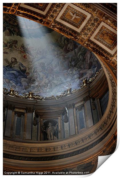 The Light in St Peter's Print by Samantha Higgs