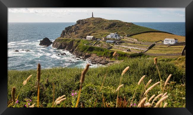 Priests Cove and Cape Cornwall Framed Print by Brian Pierce