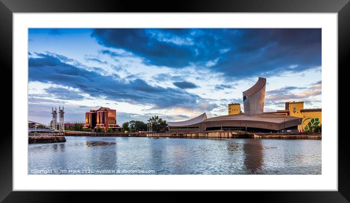 Imperial War Museum, Salford Quays Framed Mounted Print by Jim Monk