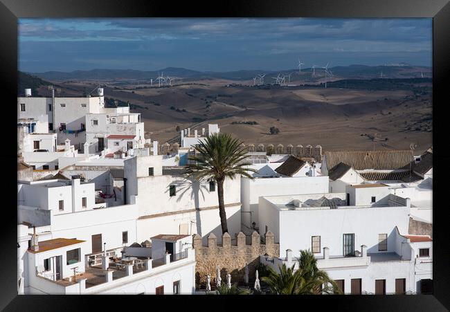 Vejer de la Frontera in Southern Spain Framed Print by Piers Thompson
