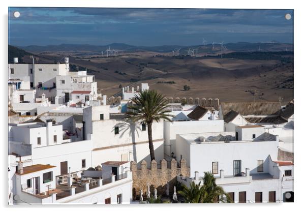 Vejer de la Frontera in Southern Spain Acrylic by Piers Thompson