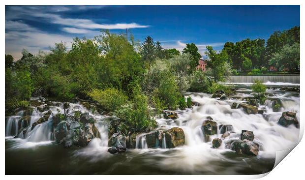 Idaho Falls, Idaho USA Print by Ray Hill