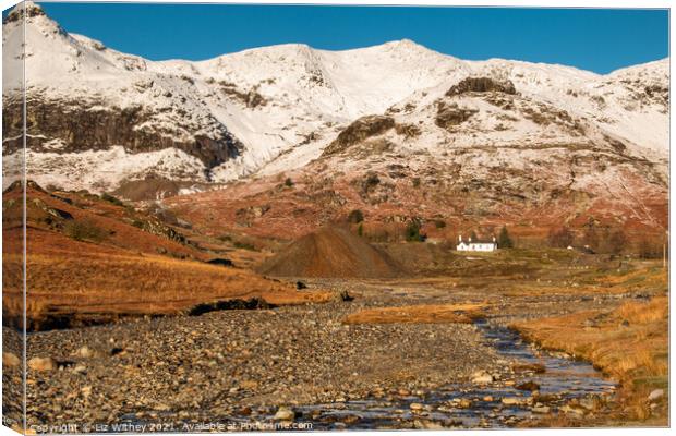 Coppermines, Coniston Canvas Print by Liz Withey