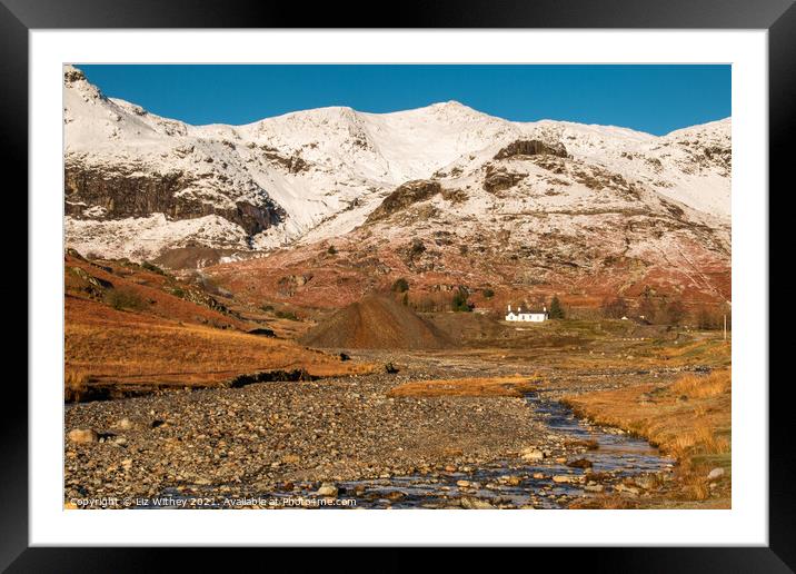 Coppermines, Coniston Framed Mounted Print by Liz Withey