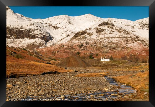 Coppermines, Coniston Framed Print by Liz Withey