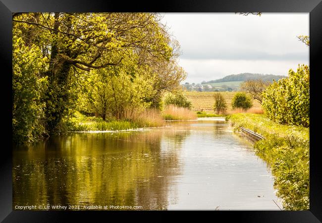 Lancaster Canal Framed Print by Liz Withey