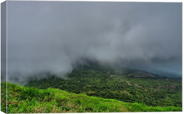 mist and clouds Canvas Print by Kamal Joshi