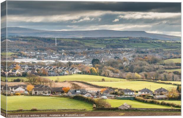 Autumn, Carnforth Canvas Print by Liz Withey