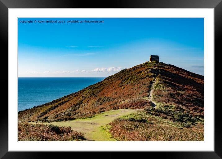 rame head cornwall Framed Mounted Print by Kevin Britland