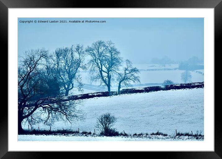 Frozen North Framed Mounted Print by Edward Laxton