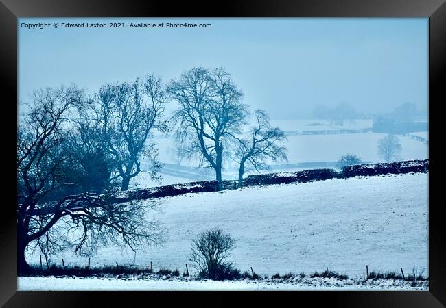 Frozen North Framed Print by Edward Laxton