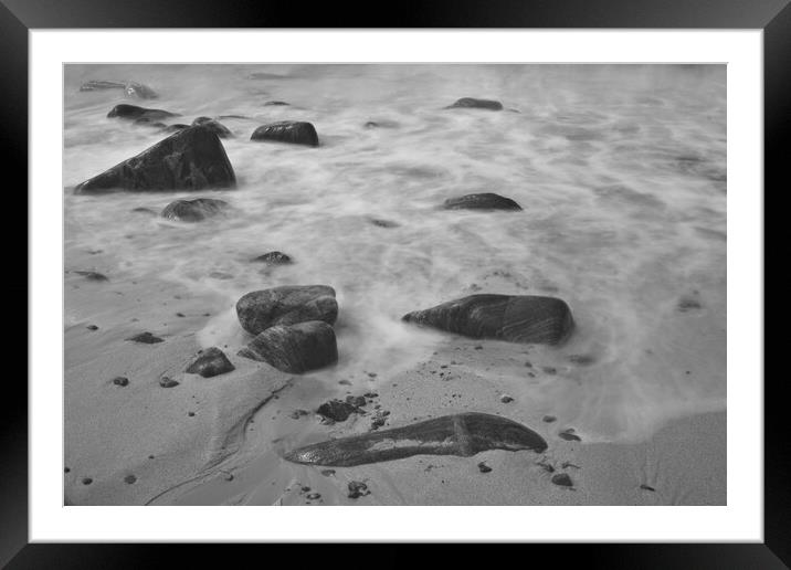 Beach on the Isle of Lewis Framed Mounted Print by Christopher Stores