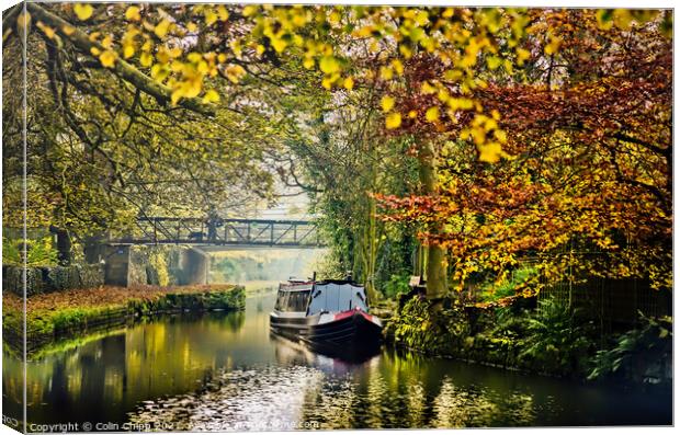 Peak Forest Canal Canvas Print by Colin Chipp