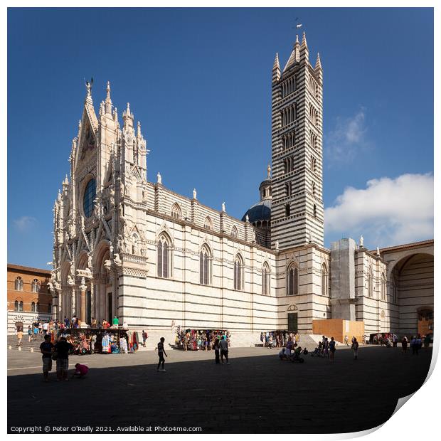 Santa Maria della Scala, Siena, Italy Print by Peter O'Reilly