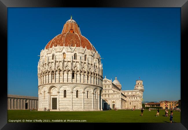 The Piazza dei Miracoli, Pisa Framed Print by Peter O'Reilly