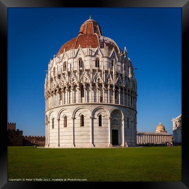 The Baptistry, Pisa Framed Print by Peter O'Reilly