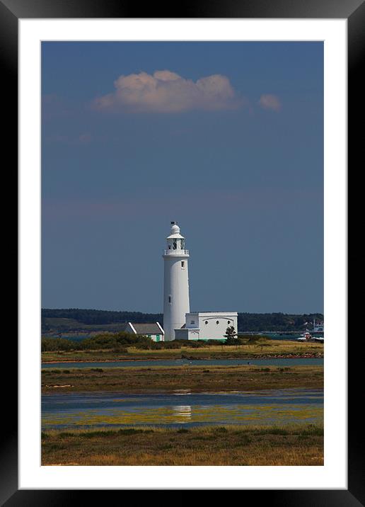 Hurst Point Lighthouse Framed Mounted Print by kelly Draper