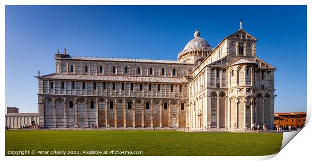 The Cathedral, Pisa Print by Peter O'Reilly