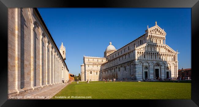 Piazza dei Miracoli, Pisa Framed Print by Peter O'Reilly