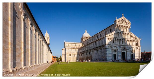Piazza dei Miracoli, Pisa Print by Peter O'Reilly