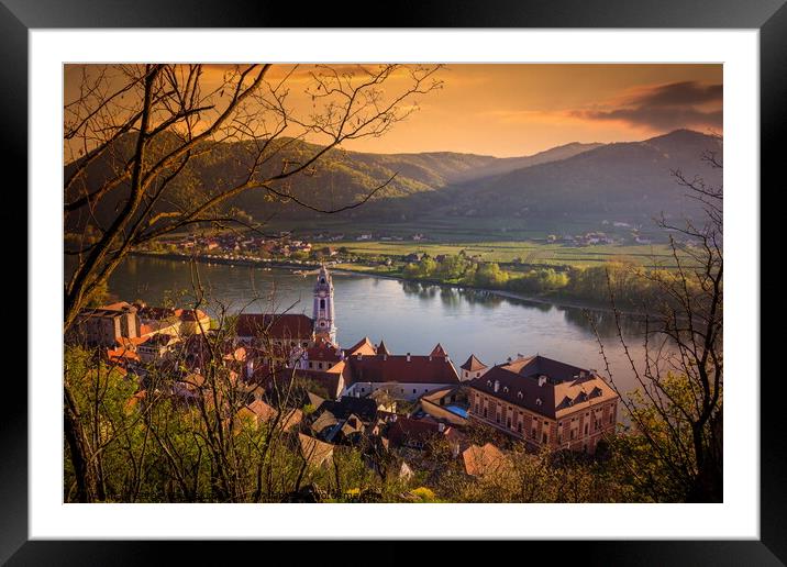 Durnstein. Austria. Framed Mounted Print by Sergey Fedoskin