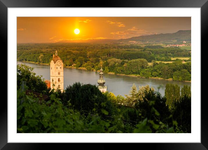 Stein an der Donau. Framed Mounted Print by Sergey Fedoskin
