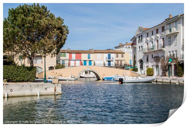 'Port Grimaud: France's Miniature Venice' Print by Holly Burgess