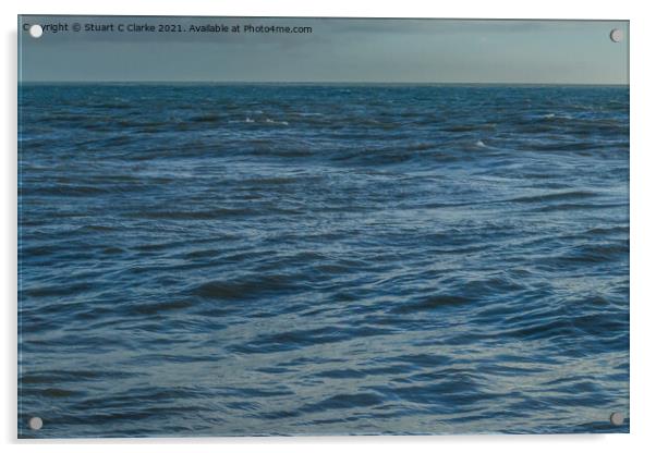 Sea Acrylic by Stuart C Clarke