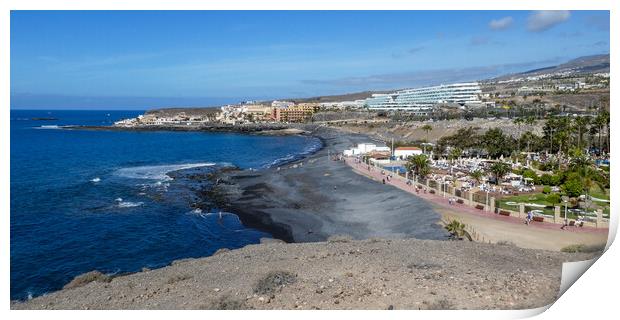 Majestic Volcanic Beach Print by Wendy Williams CPAGB