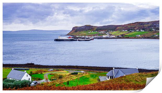 Uig Ferry, Isle of Skye, Scotland, UK Print by Mark Llewellyn