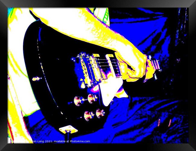Guitar Art Wirral Music Framed Print by Photography by Sharon Long 