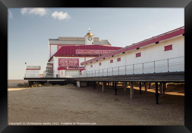 Great Yarmouth pier Framed Print by Christopher Keeley