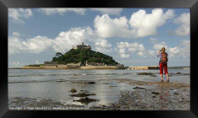 St Michaels Mount, Cornwall Framed Print by Brian Pierce