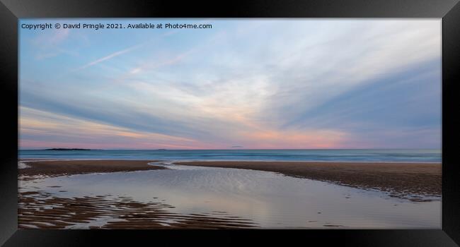 Embleton Bay Sunrise Framed Print by David Pringle