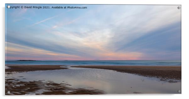 Embleton Bay Sunrise Acrylic by David Pringle