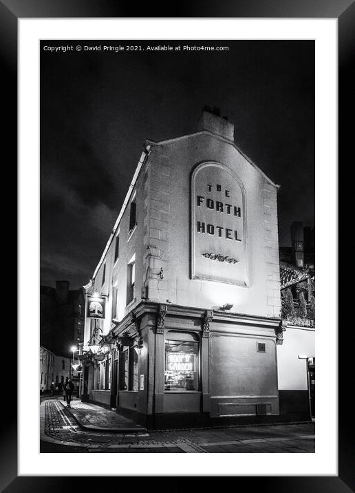The Forth Hotel Framed Mounted Print by David Pringle
