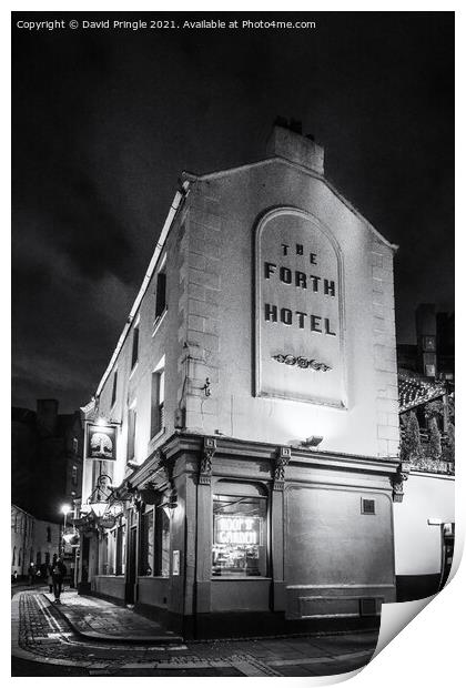 The Forth Hotel Print by David Pringle