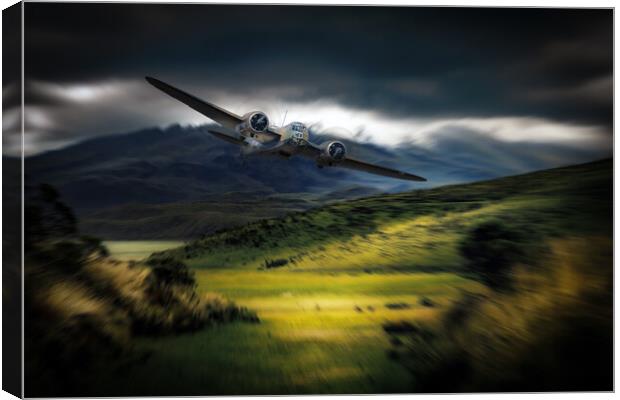 Blenheim Running In Canvas Print by J Biggadike