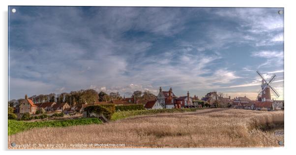 Cley next the Sea Panoramic Acrylic by Jim Key