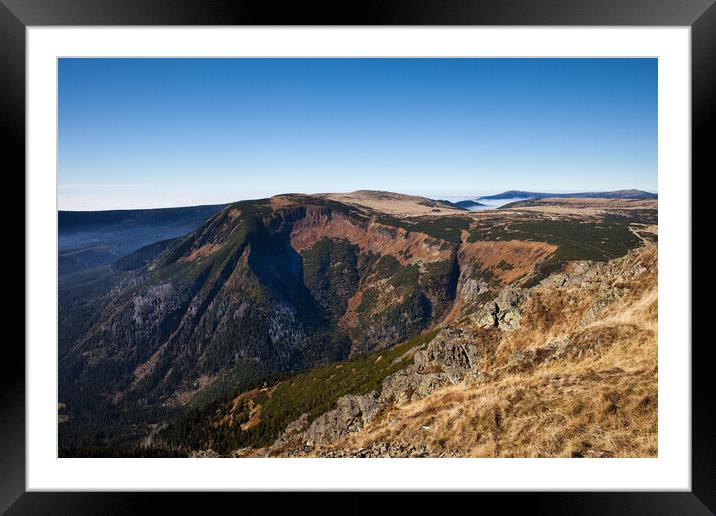 Karkonosze Mountains Landscape Framed Mounted Print by Artur Bogacki