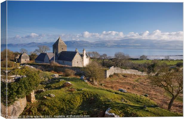 Penmon Priory Llangoed Anglesey Wales Canvas Print by Chris Warren