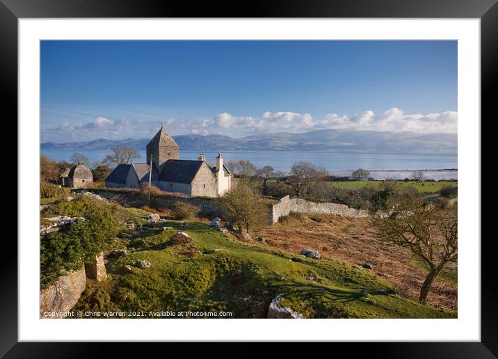 Penmon Priory Llangoed Anglesey Wales Framed Mounted Print by Chris Warren