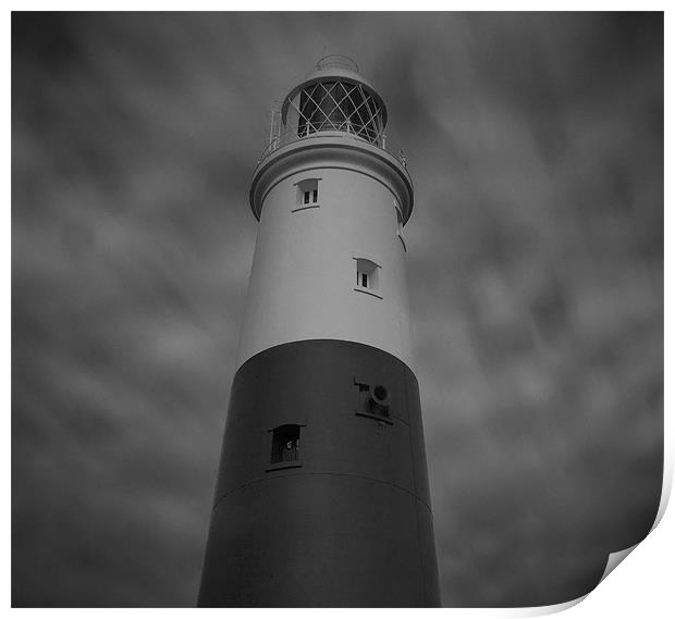 Portland Bill lighthouse Print by Daniel Bristow