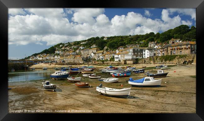 Mousehole, Cornwall Framed Print by Brian Pierce